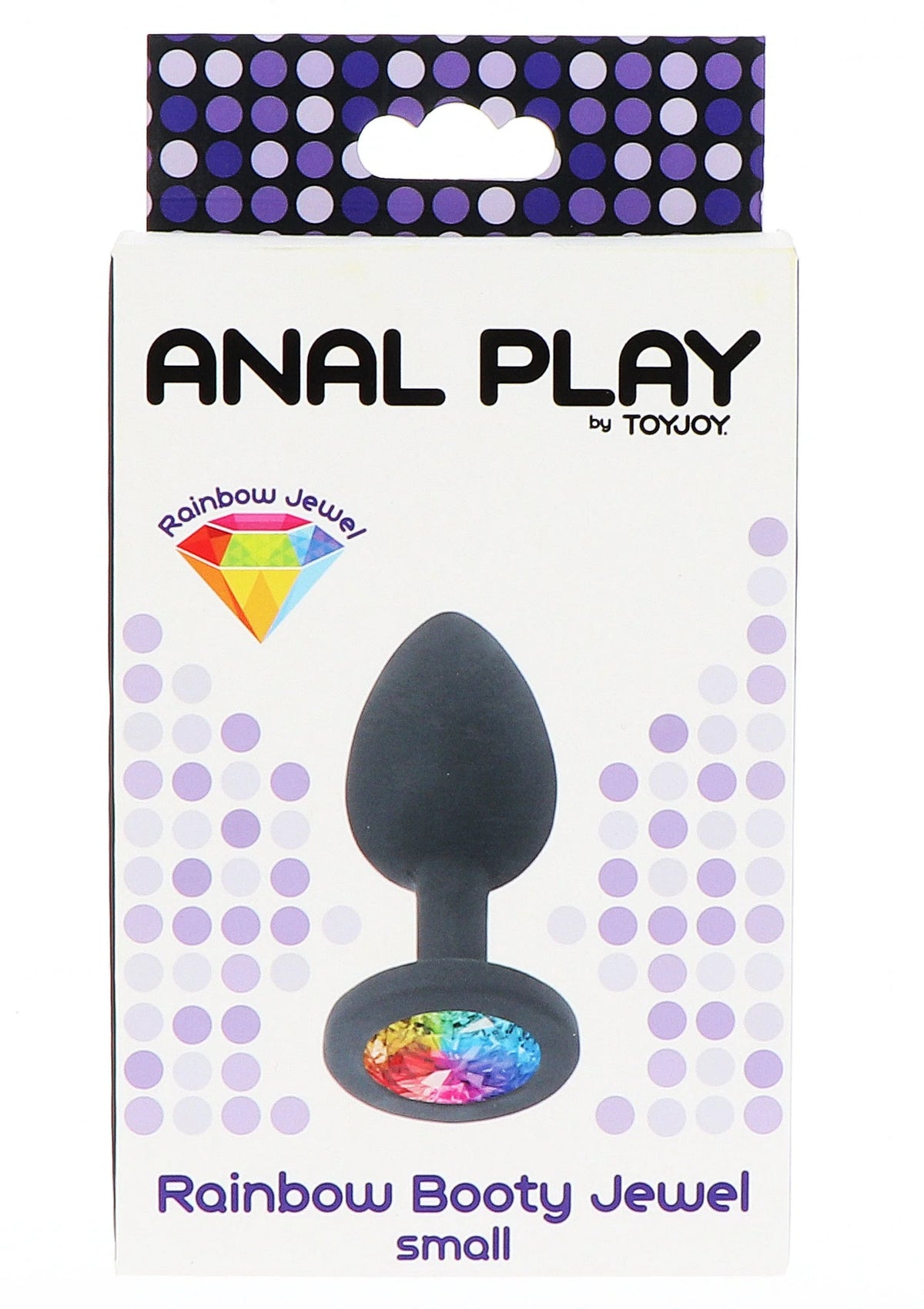 Bestel: Rainbow Booty Jewel Small - bij Happytoys.nl, happytoys.be, Happytoys.ae: erotische sex webshop | liever Happy dan Easy ⭐⭐⭐⭐⭐