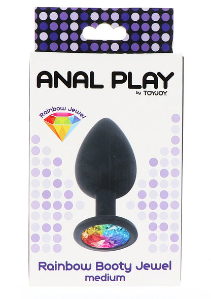 Bestel: Rainbow Booty Jewel Medium - bij Happytoys.nl, happytoys.be, Happytoys.ae: erotische sex webshop | liever Happy dan Easy ⭐⭐⭐⭐⭐