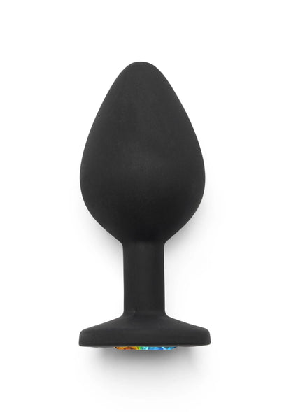 Bestel: Rainbow Booty Jewel Medium - bij Happytoys.nl, happytoys.be, Happytoys.ae: erotische sex webshop | liever Happy dan Easy ⭐⭐⭐⭐⭐