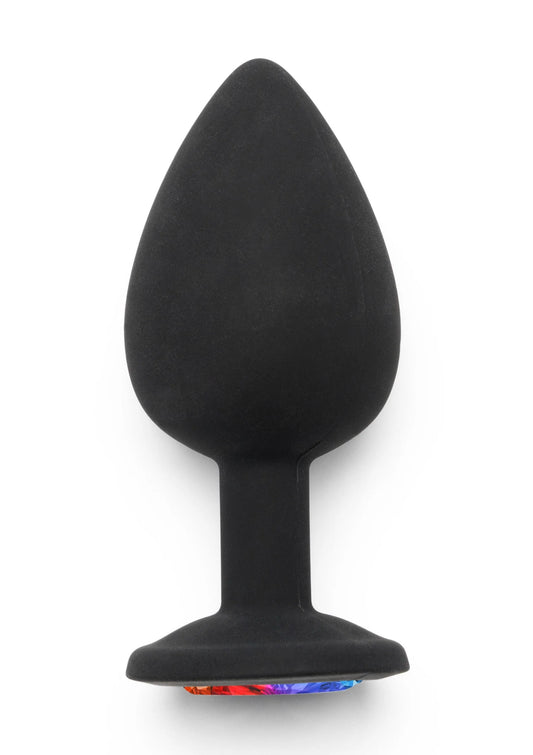 Bestel: Rainbow Booty Jewel Large - bij Happytoys.nl, happytoys.be, Happytoys.ae: erotische sex webshop | liever Happy dan Easy ⭐⭐⭐⭐⭐