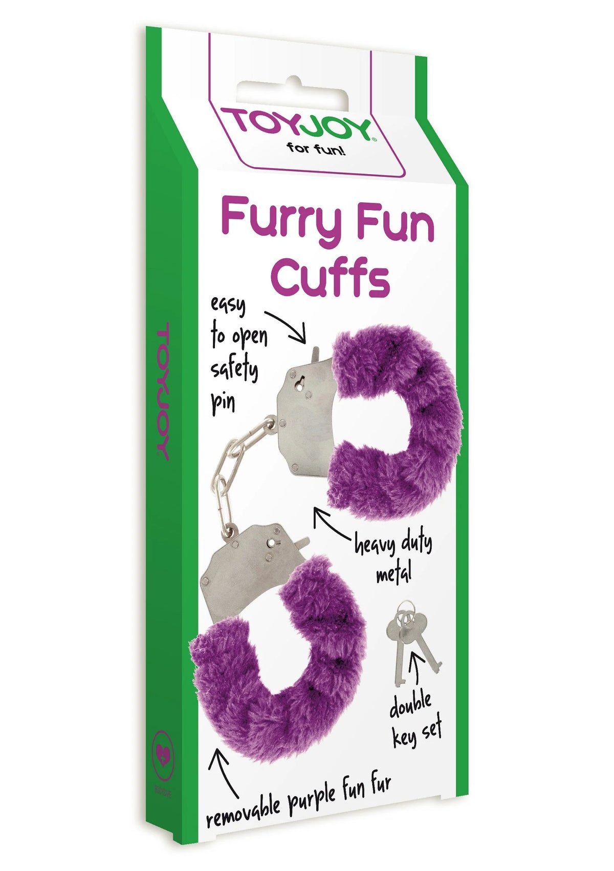 Bestel: Furry Fun Cuffs by ToyJoy - bij Happytoys.nl, happytoys.be, Happytoys.ae: erotische sex webshop | liever Happy dan Easy ⭐⭐⭐⭐⭐