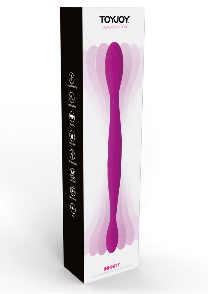 Bestel: Infinity Double Dildo by ToyJoy Designer Edition - bij Happytoys: de erotische sex webshop | liever Happy dan Easy ⭐⭐⭐⭐⭐