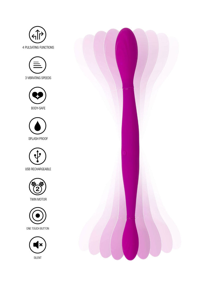 Bestel: Infinity Double Dildo by ToyJoy Designer Edition - bij Happytoys: de erotische sex webshop | liever Happy dan Easy ⭐⭐⭐⭐⭐