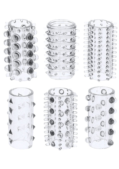 Bestel: Power Penis Sleeve Set - bij Happytoys.nl, happytoys.be, Happytoys.ae: erotische sex webshop | liever Happy dan Easy ⭐⭐⭐⭐⭐ - Default Title - 10455 - CLEAR