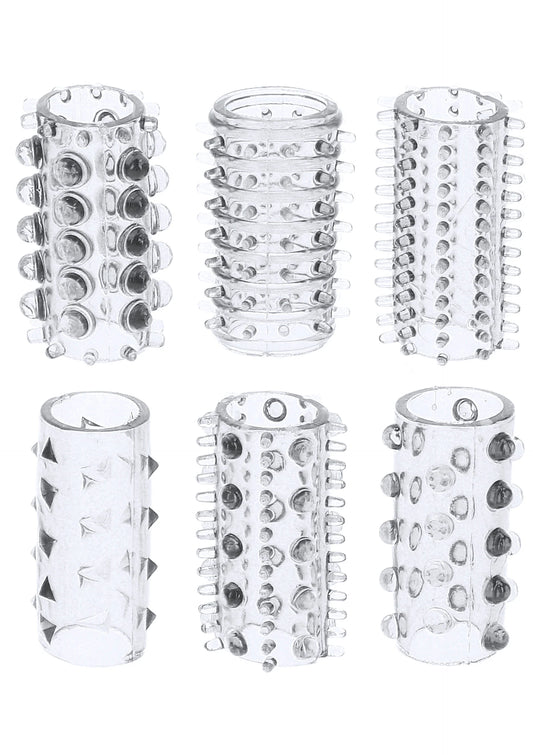 Bestel: Power Penis Sleeve Set - bij Happytoys.nl, happytoys.be, Happytoys.ae: erotische sex webshop | liever Happy dan Easy ⭐⭐⭐⭐⭐ - Default Title - 10455 - CLEAR