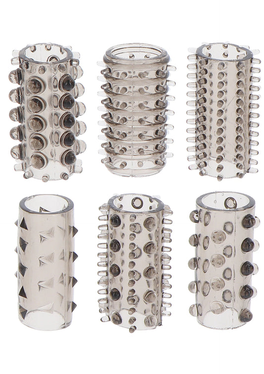 Bestel: Power Penis Sleeve Set - bij Happytoys.nl, happytoys.be, Happytoys.ae: erotische sex webshop | liever Happy dan Easy ⭐⭐⭐⭐⭐ - Default Title - 10455 - GREY