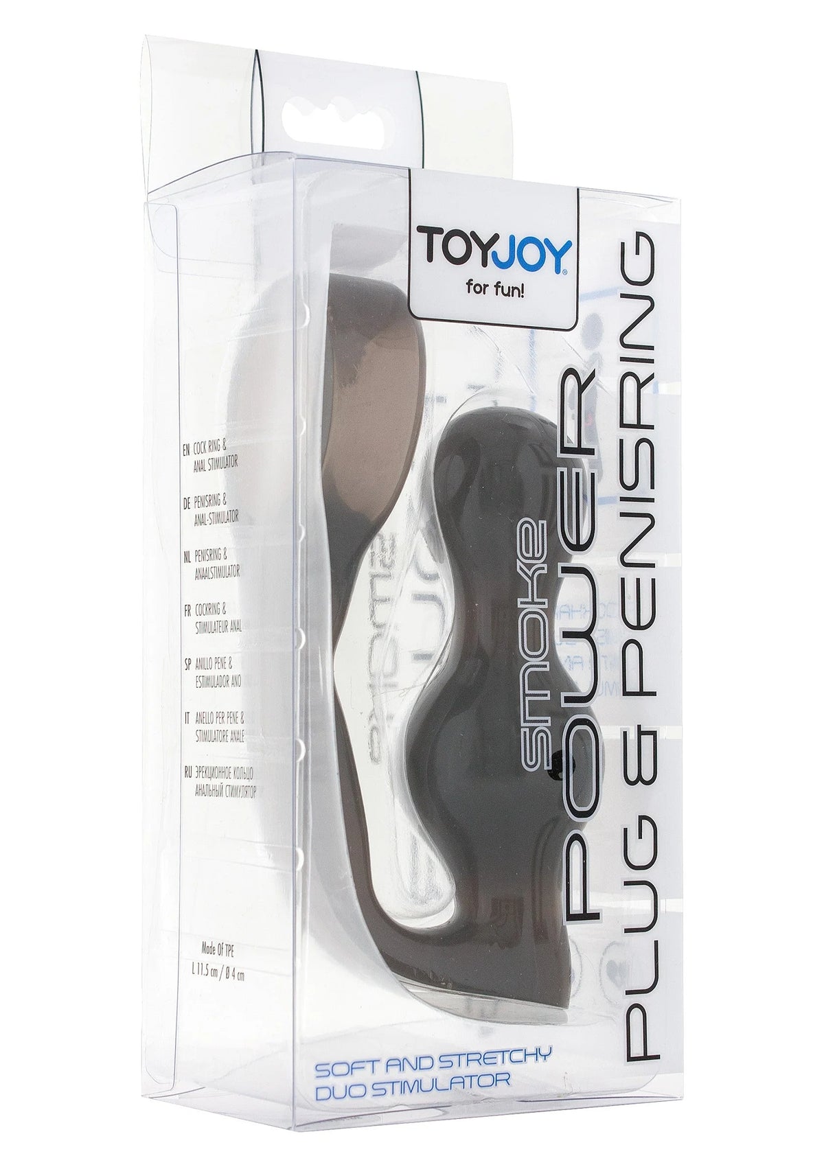 Bestel: Manpower Power Plug & Penisring by ToyJoy - bij Happytoys.nl, happytoys.be, Happytoys.ae: erotische sex webshop | liever Happy dan Easy ⭐⭐⭐⭐⭐
