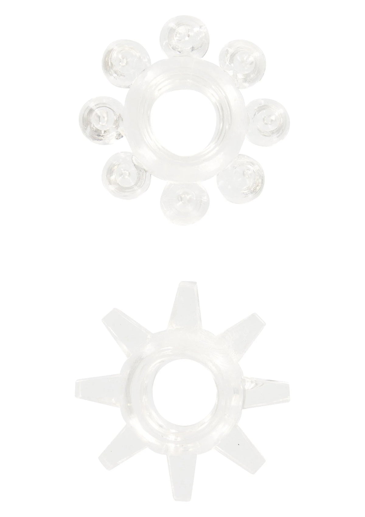 Bestel: Power Stretchy Rings 2 pcs - bij Happytoys.nl, happytoys.be, Happytoys.ae: erotische sex webshop | liever Happy dan Easy ⭐⭐⭐⭐⭐ - Default Title - 10459 - CLEAR