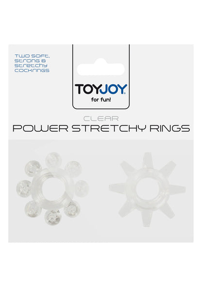 Bestel: Power Stretchy Rings 2 pcs - bij Happytoys.nl, happytoys.be, Happytoys.ae: erotische sex webshop | liever Happy dan Easy ⭐⭐⭐⭐⭐