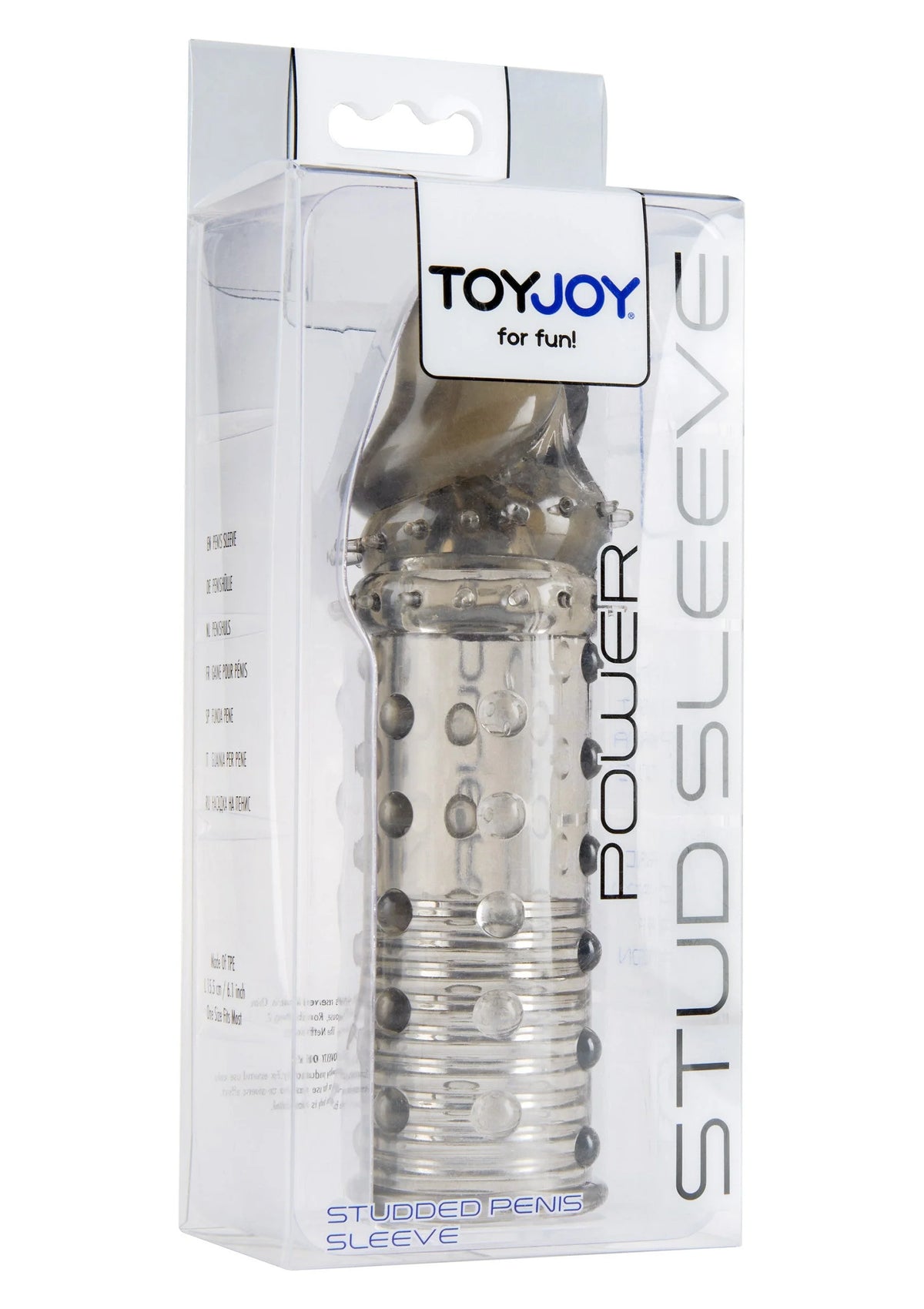 Bestel: Manpower Power Stud Sleeve by ToyJoy - bij Happytoys.nl, happytoys.be, Happytoys.ae: erotische sex webshop | liever Happy dan Easy ⭐⭐⭐⭐⭐