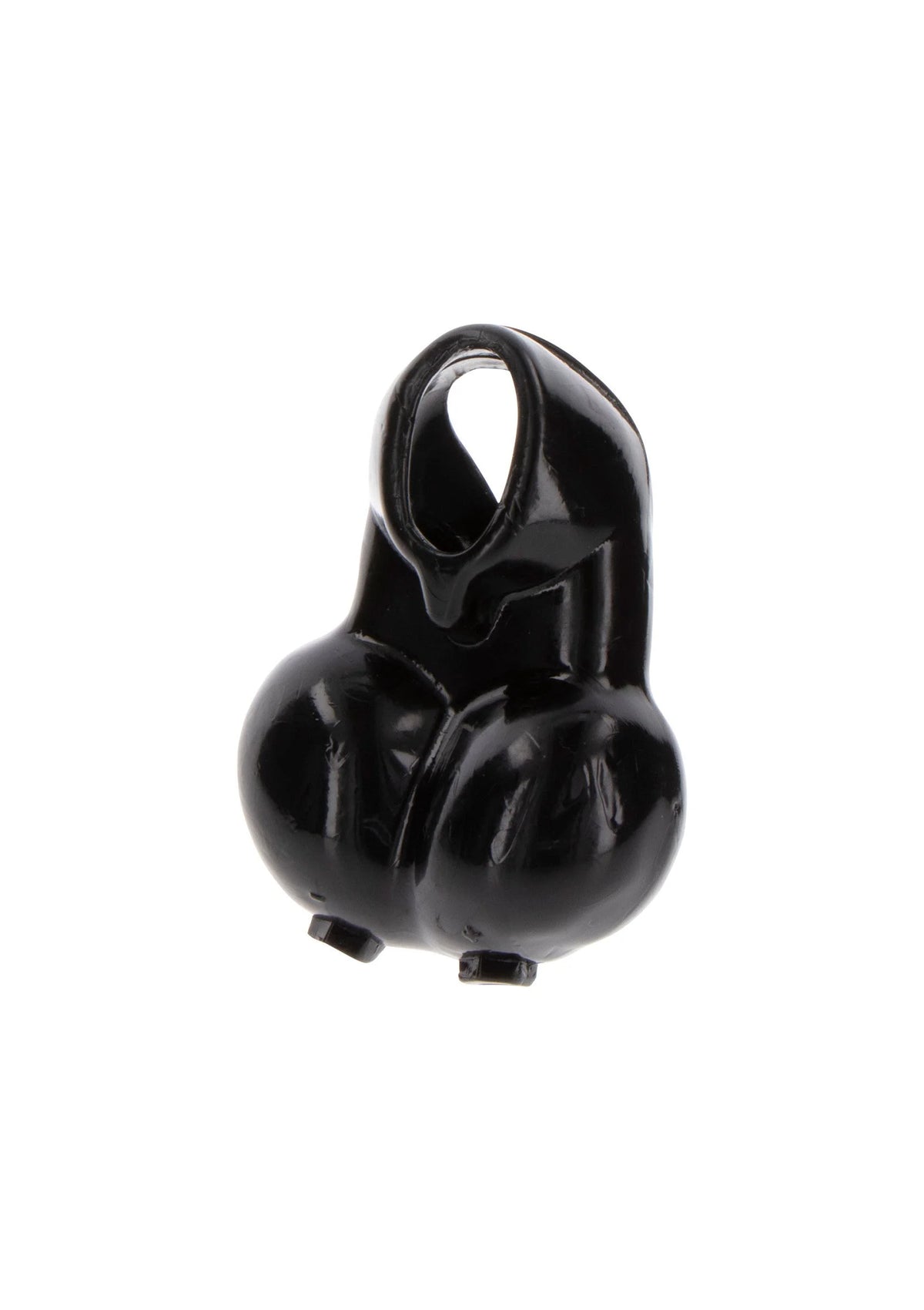 Bestel: Penis Ring with Scrotum Holder by ToyJoy Manpower - bij Happytoys: de erotische sex webshop | liever Happy dan Easy ⭐⭐⭐⭐⭐ - Default Title - 10472 - BLACK