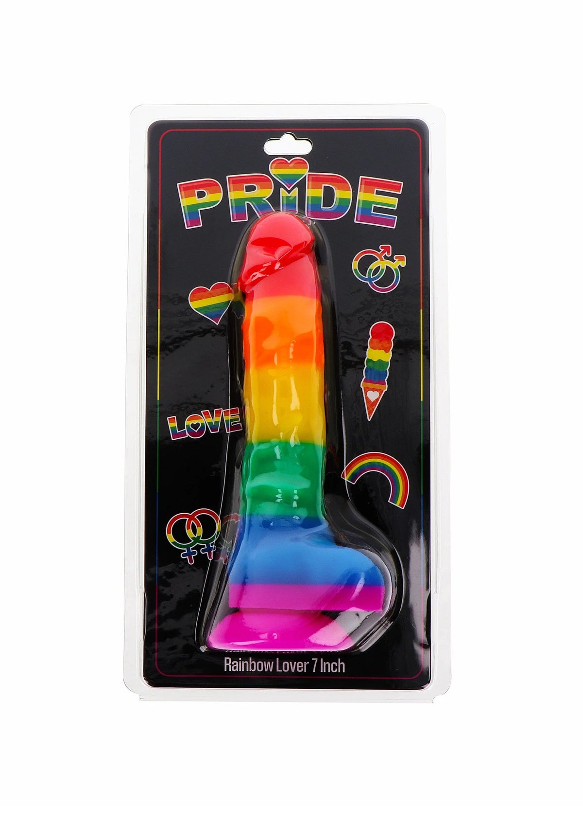 Bestel: Rainbow Lover Dildo 18 cm - bij Happytoys.nl, happytoys.be, Happytoys.ae: erotische sex webshop | liever Happy dan Easy ⭐⭐⭐⭐⭐