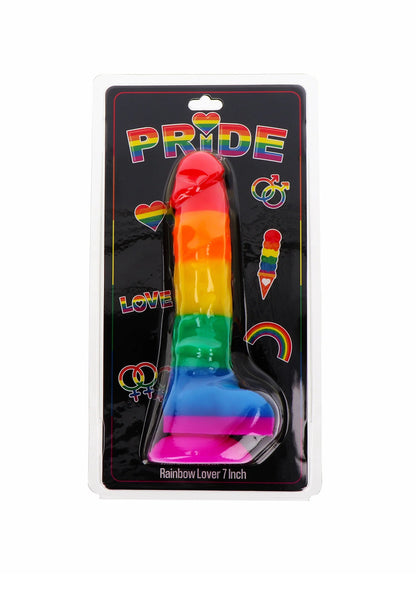 Bestel: Rainbow Lover Dildo 18 cm - bij Happytoys.nl, happytoys.be, Happytoys.ae: erotische sex webshop | liever Happy dan Easy ⭐⭐⭐⭐⭐