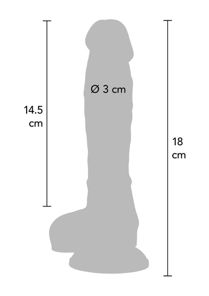 Bestel: Rainbow Lover Dildo 18 cm - bij Happytoys.nl, happytoys.be, Happytoys.ae: erotische sex webshop | liever Happy dan Easy ⭐⭐⭐⭐⭐