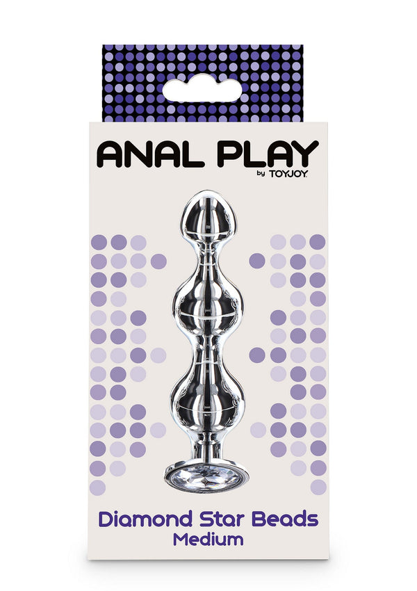 Bestel: Diamond Star Beads Medium by ToyJoy Anal Play - bij Happytoys.nl, happytoys.be, Happytoys.ae: erotische sex webshop | liever Happy dan Easy ⭐⭐⭐⭐⭐