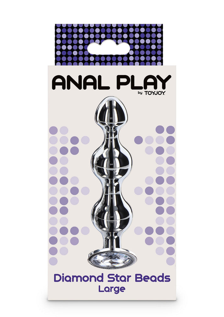 Bestel: Diamond Star Beads Large by ToyJoy Anal Play - bij Happytoys: de erotische sex webshop | liever Happy dan Easy ⭐⭐⭐⭐⭐