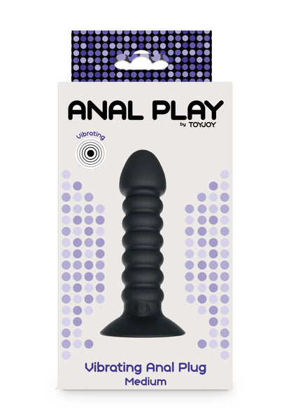 Bestel: Anal Play Vibrating Anal Plug Medium by ToyJoy - bij Happytoys.nl, happytoys.be, Happytoys.ae: erotische sex webshop | liever Happy dan Easy ⭐⭐⭐⭐⭐