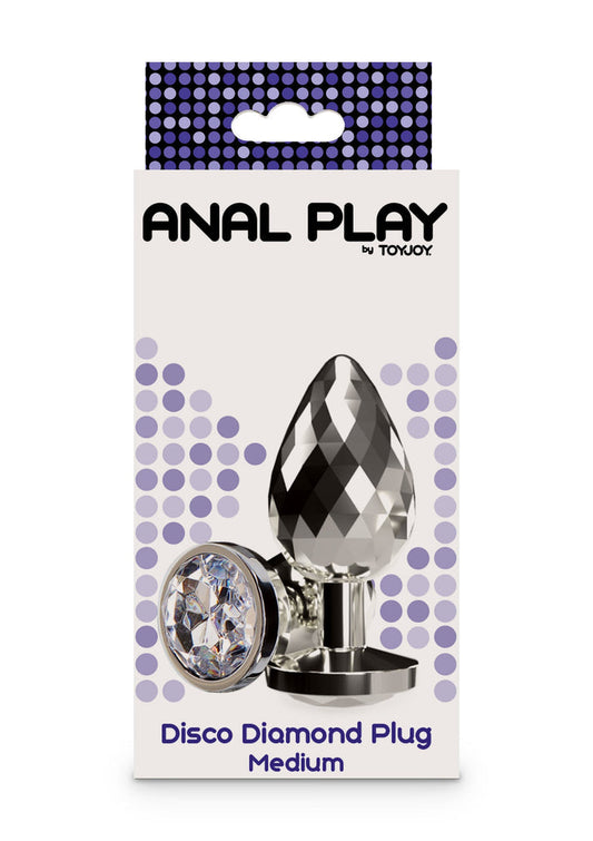 Bestel: Disco Diamond Plug Medium by ToyJoy Anal Play - bij Happytoys: de erotische sex webshop | liever Happy dan Easy ⭐⭐⭐⭐⭐