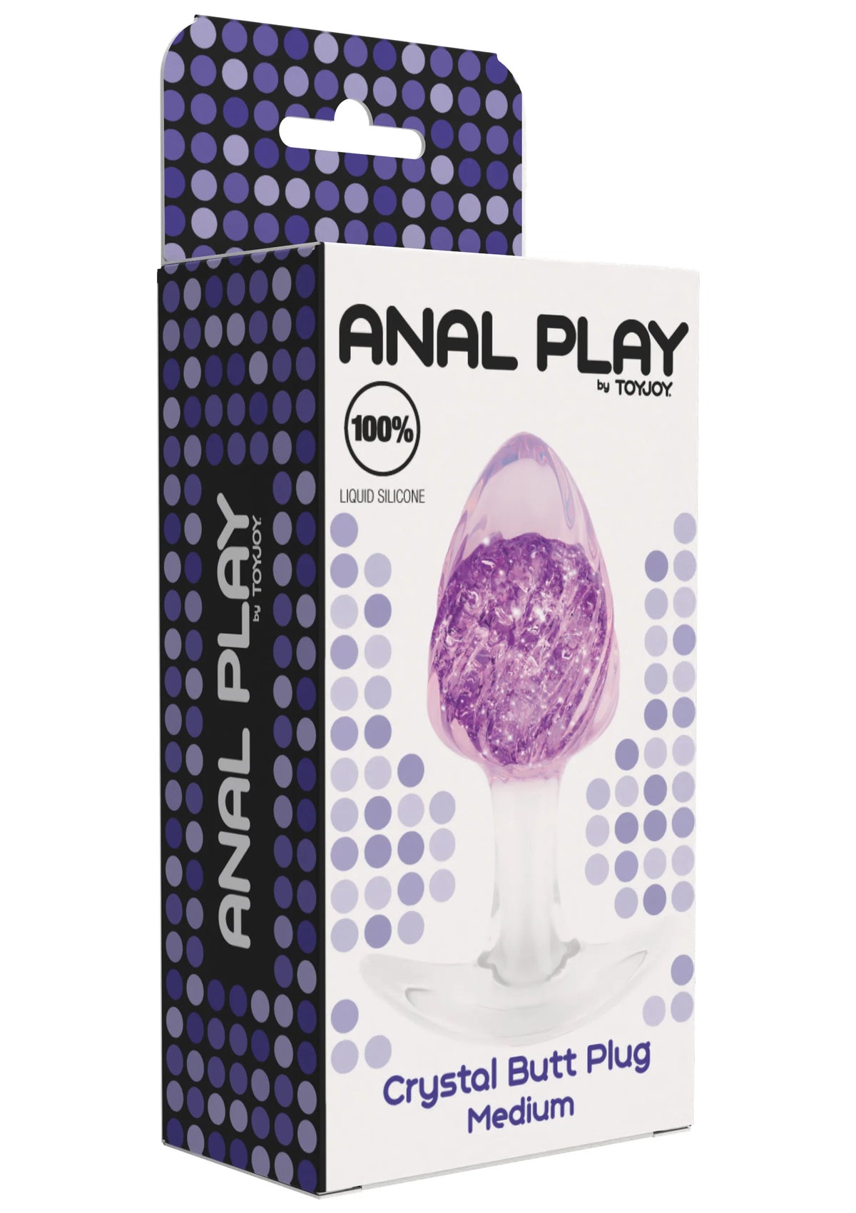 Bestel: Crystal Butt Plug Medium by ToyJoy - bij Happytoys.nl, happytoys.be, Happytoys.ae: erotische sex webshop | liever Happy dan Easy ⭐⭐⭐⭐⭐