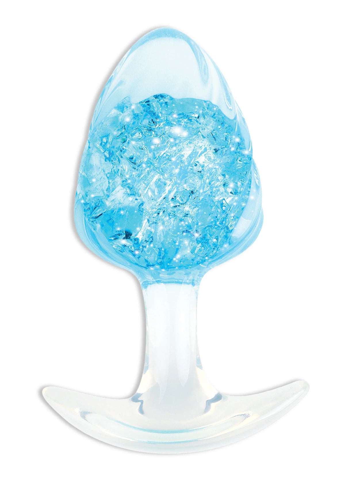 Bestel: Crystal Butt Plug Large by ToyJoy Anal Play - bij Happytoys.nl, happytoys.be, Happytoys.ae: erotische sex webshop | liever Happy dan Easy ⭐⭐⭐⭐⭐ - Default Title - 10602 - BLUE