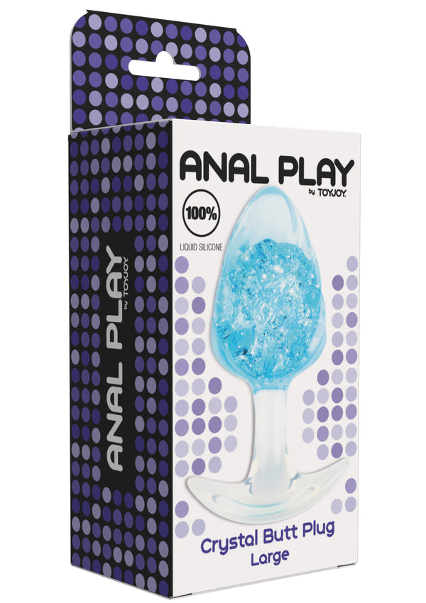 Bestel: Crystal Butt Plug Large by ToyJoy Anal Play - bij Happytoys.nl, happytoys.be, Happytoys.ae: erotische sex webshop | liever Happy dan Easy ⭐⭐⭐⭐⭐