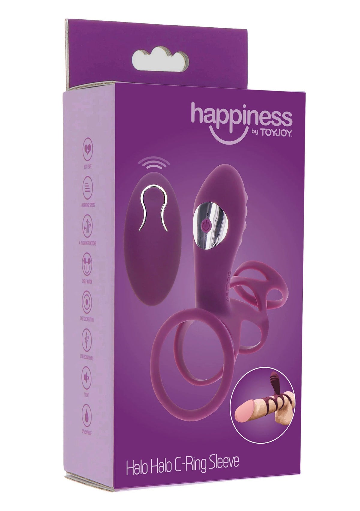 Bestel: Halo Halo C - Ring Sleeve by ToyJoy Happiness - bij Happytoys.nl, happytoys.be, Happytoys.ae: erotische sex webshop | liever Happy dan Easy ⭐⭐⭐⭐⭐