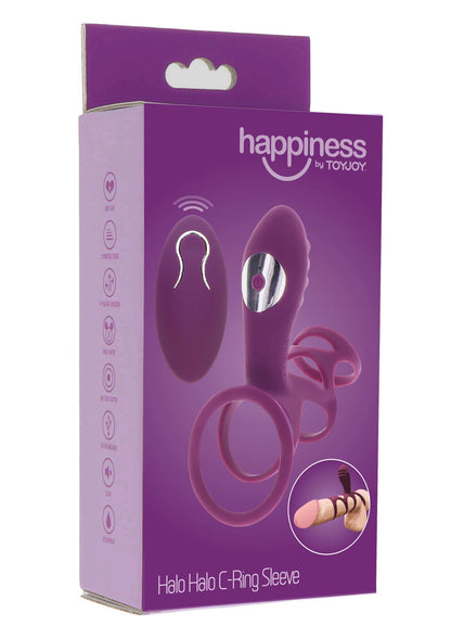 Bestel: Halo Halo C - Ring Sleeve by ToyJoy Happiness - bij Happytoys.nl, happytoys.be, Happytoys.ae: erotische sex webshop | liever Happy dan Easy ⭐⭐⭐⭐⭐
