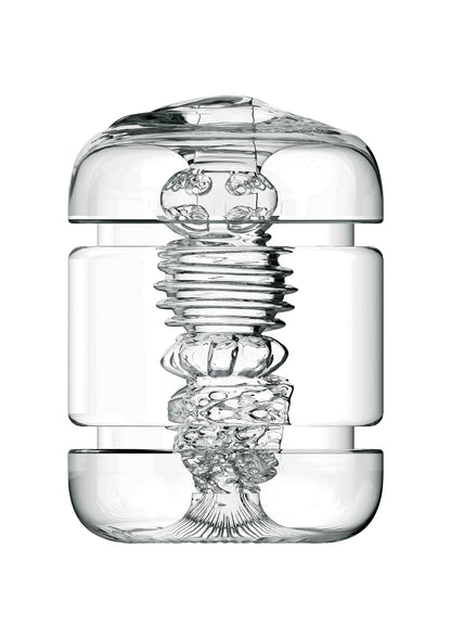 Bestel: Clear Shot Double Masturbator by Private - bij Happytoys.nl, happytoys.be, Happytoys.ae: erotische sex webshop | liever Happy dan Easy ⭐⭐⭐⭐⭐