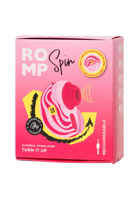 Spin airpressure vibrator by Romp - Happytoys Sexshop: Toys for Feeling Happy & Easy 😊 - Discreet geleverd