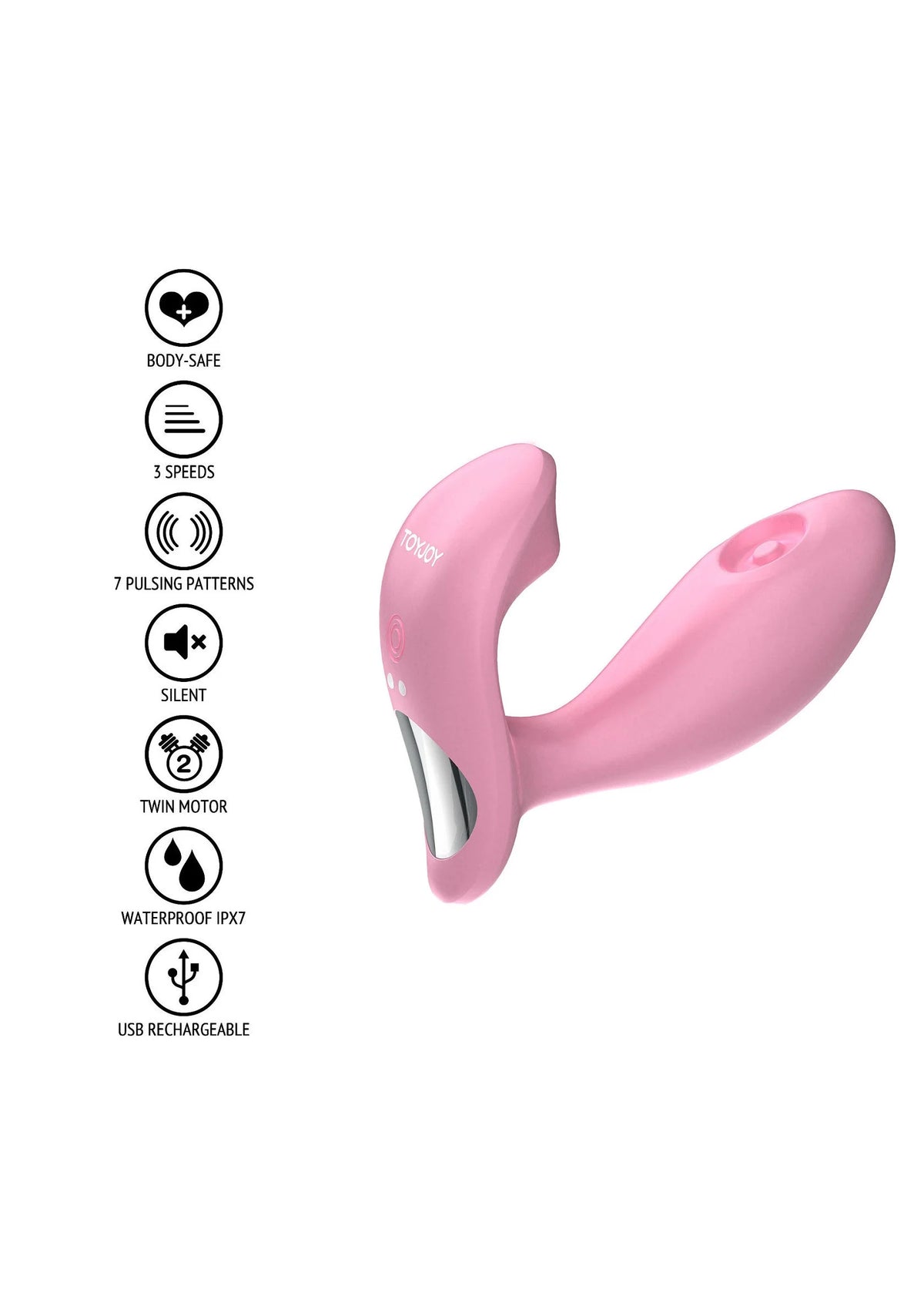 Bestel: Flamingo Pulsating G - spot Vibrator by ToyJoy Urban - bij Happytoys: de erotische sex webshop | liever Happy dan Easy ⭐⭐⭐⭐⭐