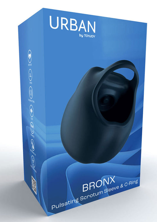 Bestel: Bronx Scrotum Sleeve Ring by ToyJoy Urban - bij Happytoys: de erotische sex webshop | liever Happy dan Easy ⭐⭐⭐⭐⭐