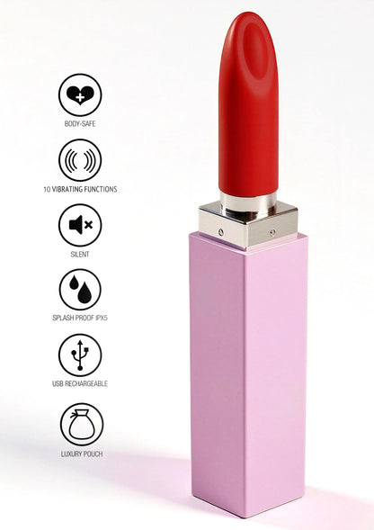 Bestel: Sealed With A Kiss Lipstick Vibe by Xocoon - bij Happytoys.nl, happytoys.be, Happytoys.ae: erotische sex webshop | liever Happy dan Easy ⭐⭐⭐⭐⭐
