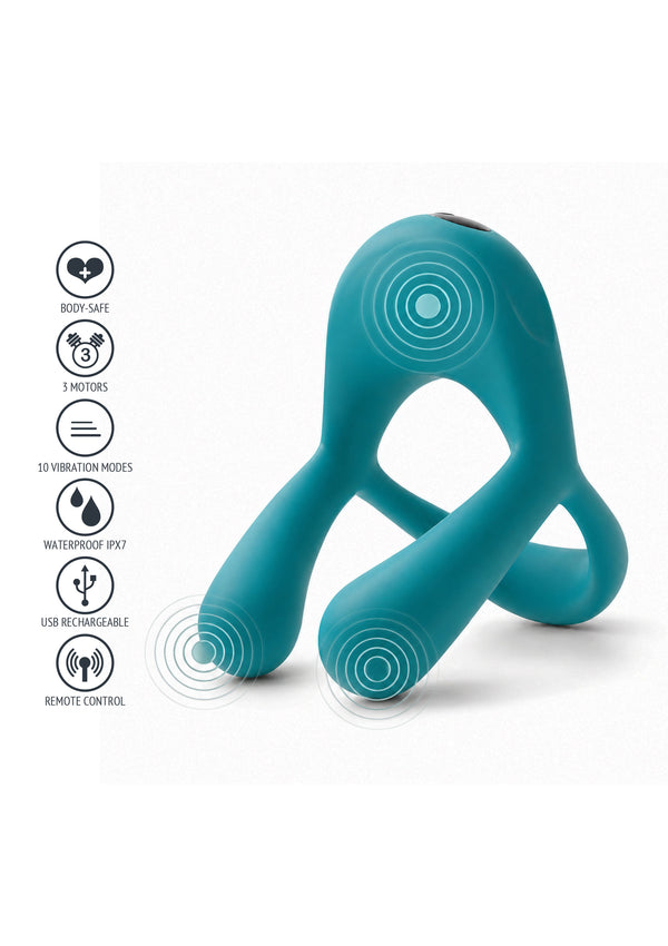 Bestel: Bond Vibrating Couples Ring + Remote by Xocoon - bij Happytoys: de erotische sex webshop | liever Happy dan Easy ⭐⭐⭐⭐⭐