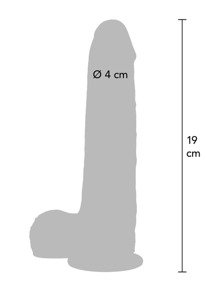 Bestel: Foreskin Dildo Vibrating Silicone 20 cm - bij Happytoys: de erotische sex webshop | liever Happy dan Easy ⭐⭐⭐⭐⭐