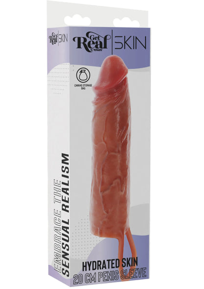 Bestel: Hydrated Skin Penis Sleeve Silicone 20 cm - bij Happytoys: de erotische sex webshop | liever Happy dan Easy ⭐⭐⭐⭐⭐