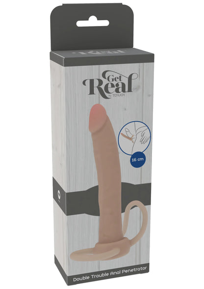 Bestel: Dong Double Trouble Silicone by ToyJoy - bij Happytoys.nl, happytoys.be, Happytoys.ae: erotische sex webshop | liever Happy dan Easy ⭐⭐⭐⭐⭐