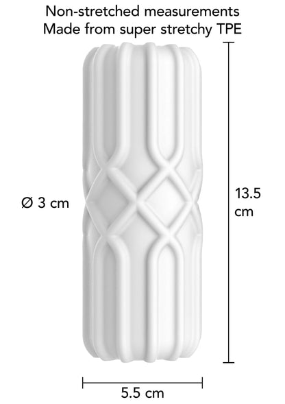 Bestel: Large Masturbator Hexo by ToyJoy - bij Happytoys.nl, happytoys.be, Happytoys.ae: erotische sex webshop | liever Happy dan Easy ⭐⭐⭐⭐⭐