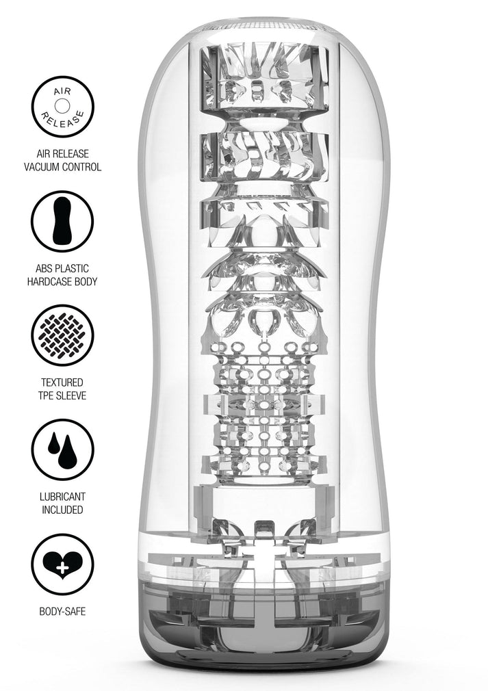 Bestel: Clear Blast Vacuum Stroker by ToyJoy Hero - bij Happytoys: de erotische sex webshop | liever Happy dan Easy ⭐⭐⭐⭐⭐