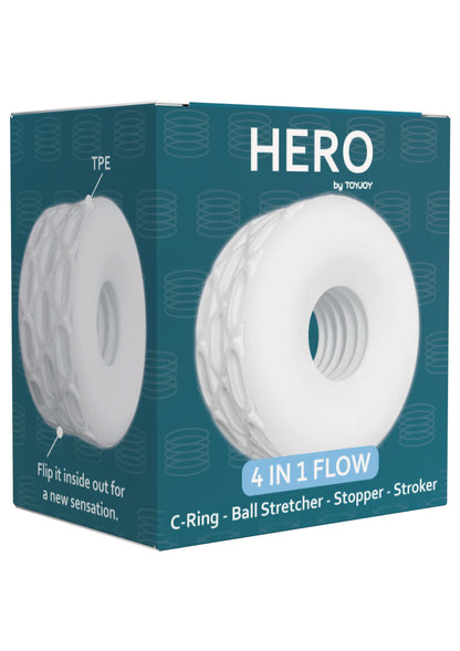 Bestel: 4 - in - 1 Flow Ring by ToyJoy - bij Happytoys.nl, happytoys.be, Happytoys.ae: erotische sex webshop | liever Happy dan Easy ⭐⭐⭐⭐⭐