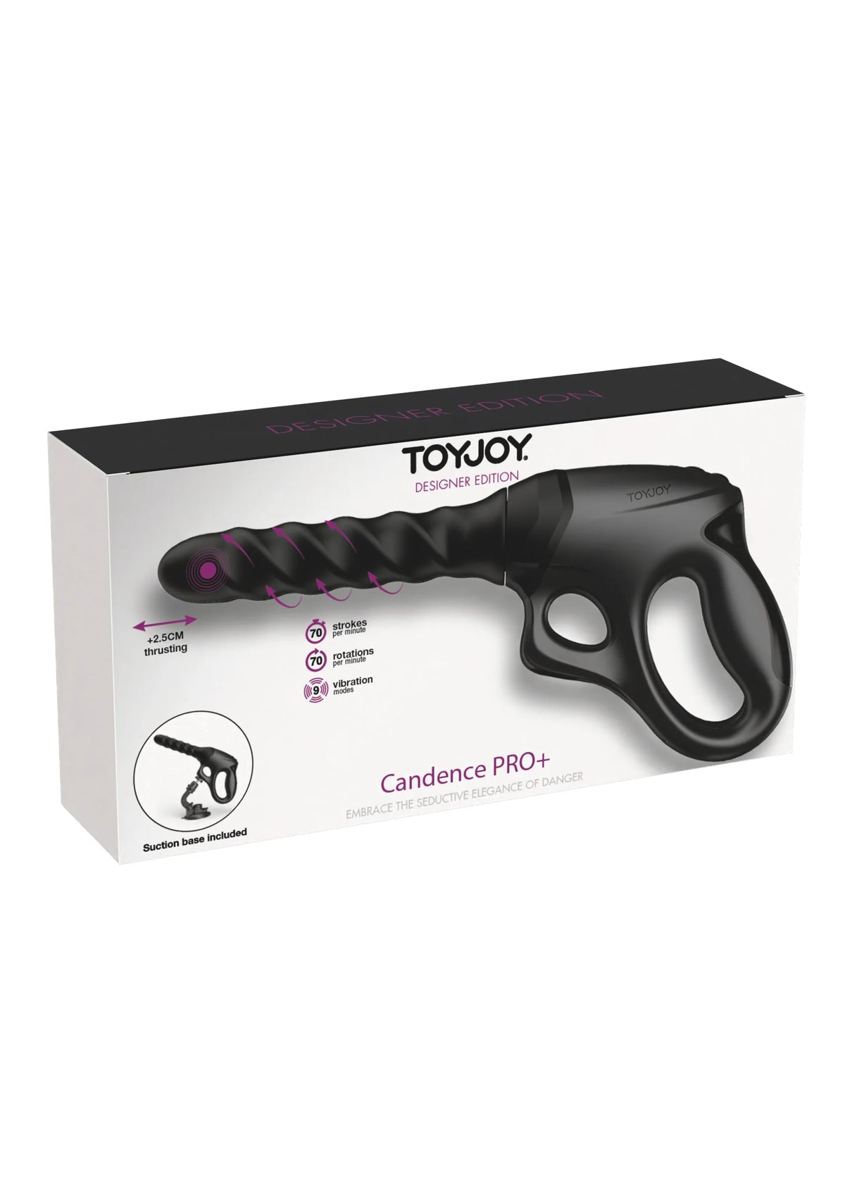 Bestel: Cadence Fatale PRO+ by ToyJoy - bij Happytoys.nl, happytoys.be, Happytoys.ae: erotische sex webshop | liever Happy dan Easy ⭐⭐⭐⭐⭐
