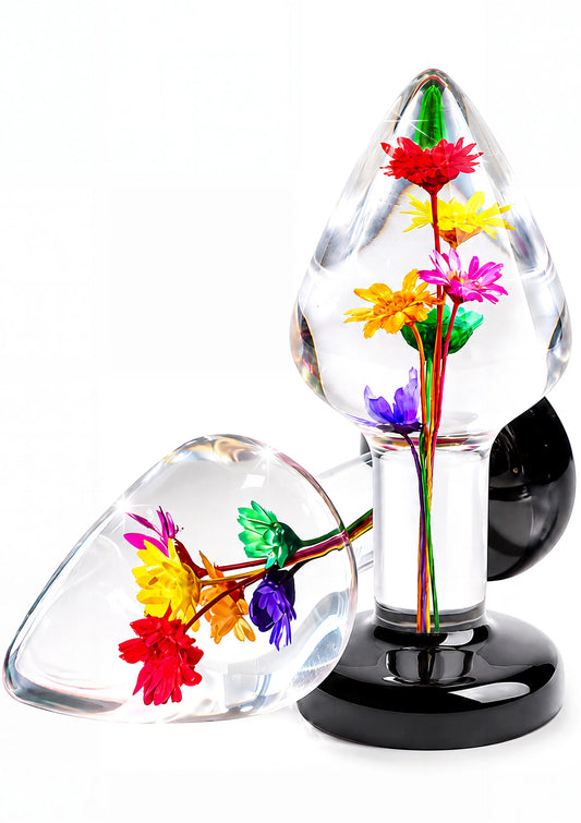 Bestel: Everlasting Bloom Anal Plug Medium by ToyJoy Bloomé - bij Happytoys.nl, happytoys.be, Happytoys.ae: erotische sex webshop | liever Happy dan Easy ⭐⭐⭐⭐⭐ - Default Title - 11555 - CLEAR