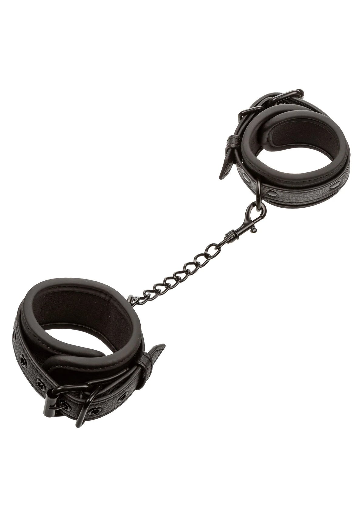 Bestel: Nocturnal Wrist Cuffs by CalExotics - bij Happytoys.nl, happytoys.be, Happytoys.ae: erotische sex webshop | liever Happy dan Easy ⭐⭐⭐⭐⭐ - Default Title - 11933 - BLACK