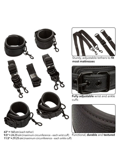 Bestel: Nocturnal Bed Restraints by CalExotics - bij Happytoys: de erotische sex webshop | liever Happy dan Easy ⭐⭐⭐⭐⭐