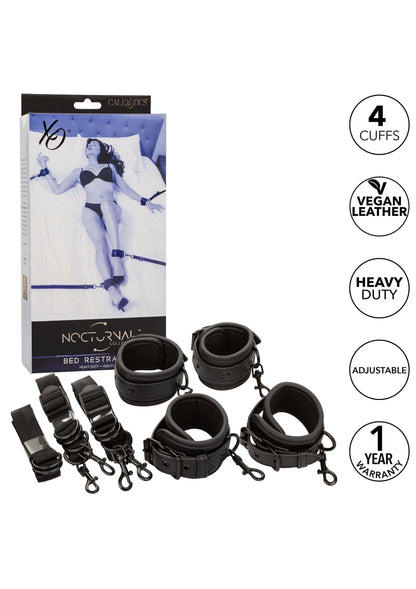 Bestel: Nocturnal Bed Restraints by CalExotics - bij Happytoys: de erotische sex webshop | liever Happy dan Easy ⭐⭐⭐⭐⭐