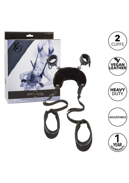 Bestel: Nocturnal Position Strap with Pillow by CalExotics - bij Happytoys.nl, happytoys.be, Happytoys.ae: erotische sex webshop | liever Happy dan Easy ⭐⭐⭐⭐⭐