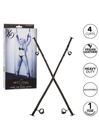 Bestel: Nocturnal Over The Door Cross by CalExotics - bij Happytoys.nl, happytoys.be, Happytoys.ae: erotische sex webshop | liever Happy dan Easy ⭐⭐⭐⭐⭐