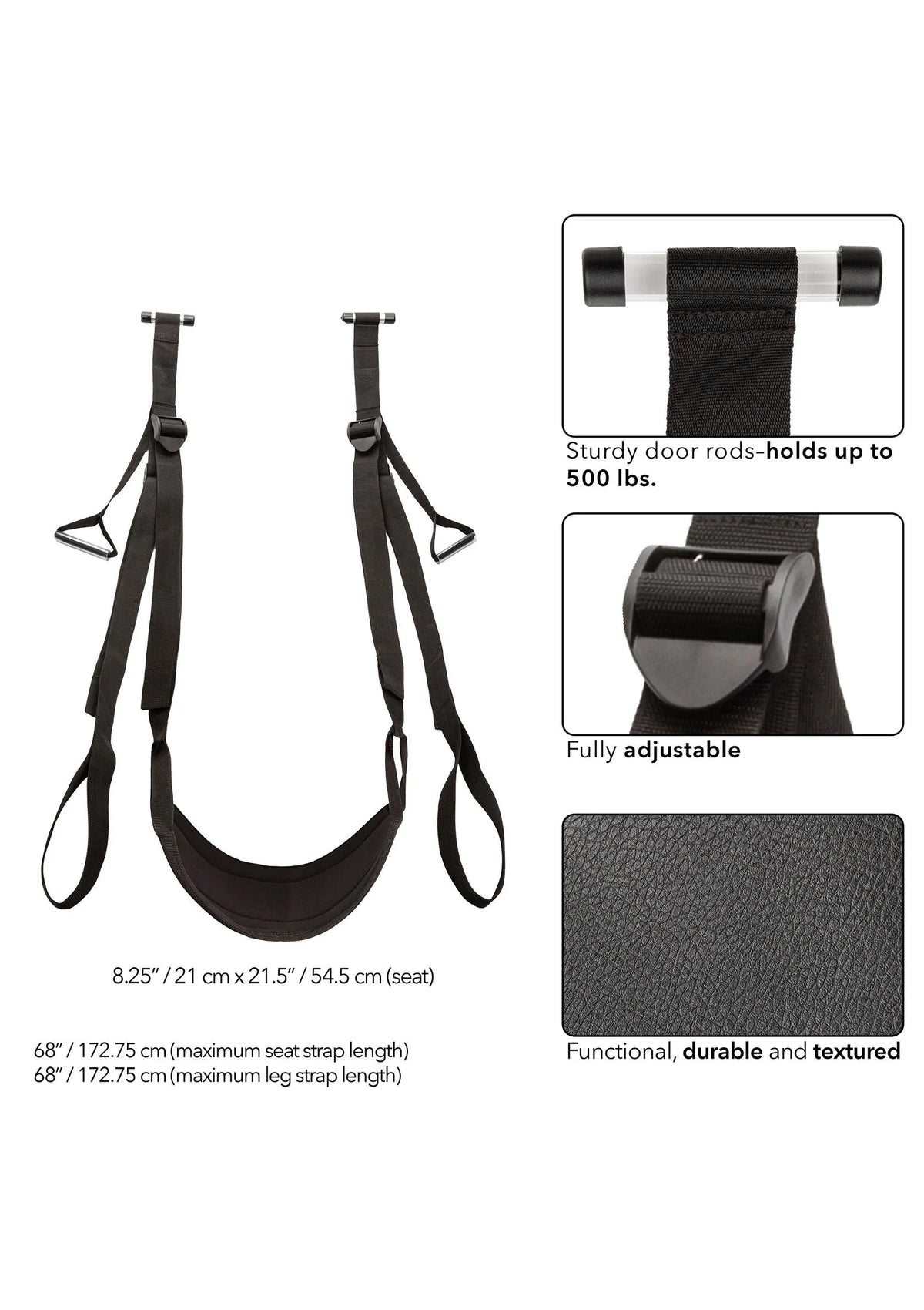 Bestel: Nocturnal Sex Swing by CalExotics - bij Happytoys.nl, happytoys.be, Happytoys.ae: erotische sex webshop | liever Happy dan Easy ⭐⭐⭐⭐⭐