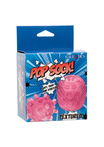 Bestel: Pop Sock Textured Stroker by CalExotics Pop Socks - bij Happytoys: de erotische sex webshop | liever Happy dan Easy ⭐⭐⭐⭐⭐