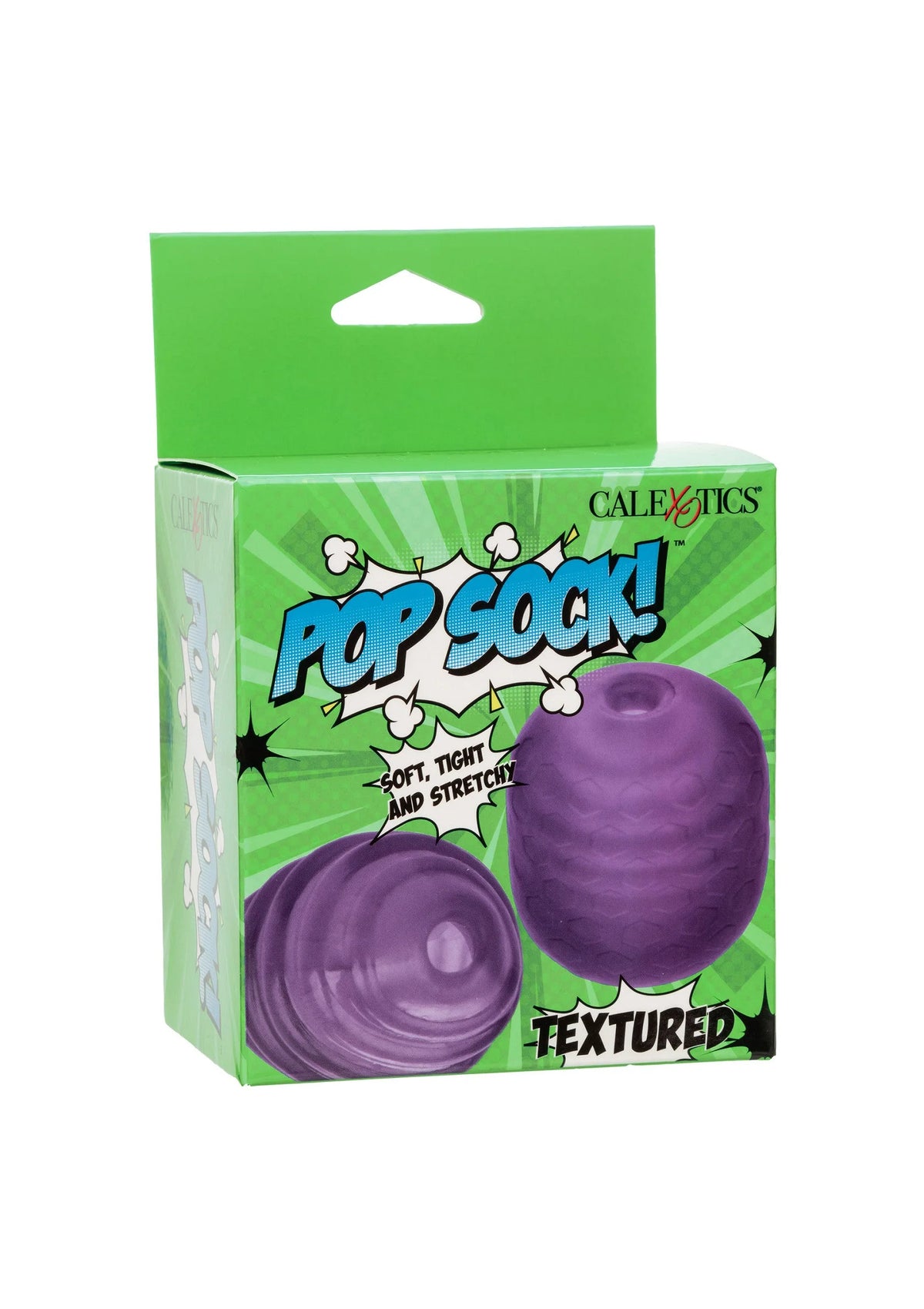 Bestel: Pop Sock Textured Stroker by CalExotics Pop Socks - bij Happytoys: de erotische sex webshop | liever Happy dan Easy ⭐⭐⭐⭐⭐