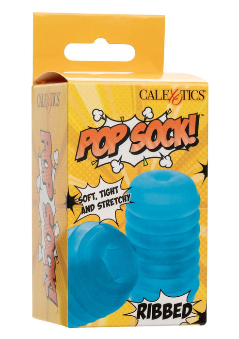 Bestel: Pop Sock Ribbed stroker by CalExotics Pop Socks - bij Happytoys: de erotische sex webshop | liever Happy dan Easy ⭐⭐⭐⭐⭐